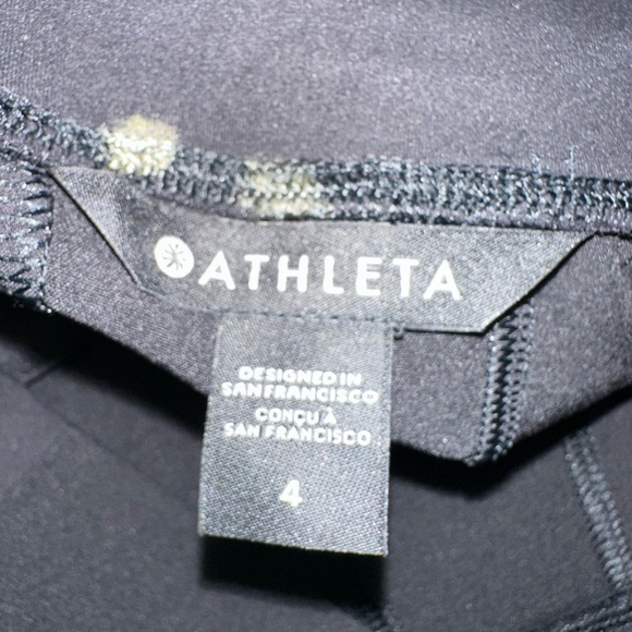 Athleta Black Endless Pleated Skort Size 4 - Picture 7 of 13